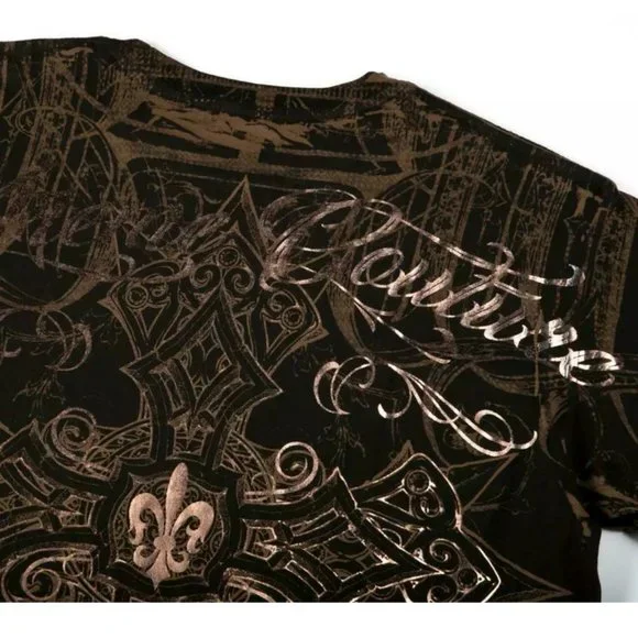 XTREME COUTURE by AFFLICTION Men T-Shirt DECRETUM - Picture 6 of 9